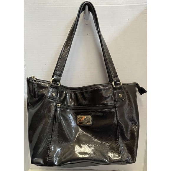 Marc Fisher shoulder bag PVC clean full zip closure - Picture 1 of 16